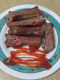Una foto de Costillas de cerdo ibérico fritas