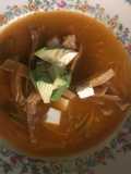 Sopa huasteca de fideos