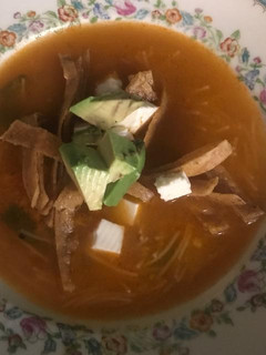 Una foto de Sopa huasteca de fideos