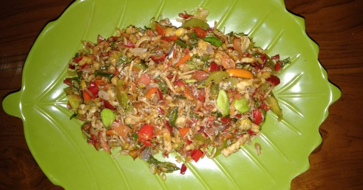 Resep Oseng kulit melinjo dan teri tempe oleh Prima Dini - Cookpad