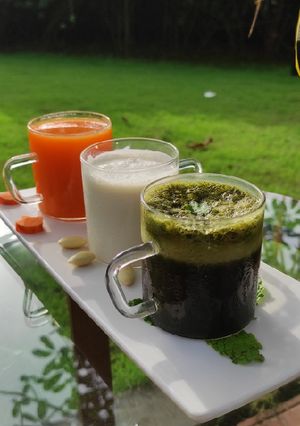 A picture of Tricolor juices.
