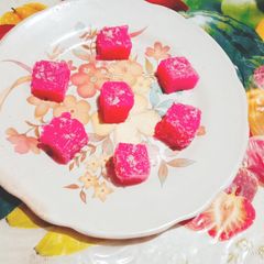 A picture of Tasty Jelly crystals.