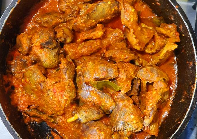 Resep Rica-rica Hati Ampela, Sempurna