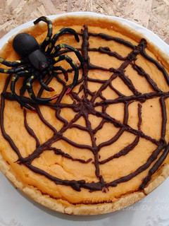 Una foto de Tarta de calabaza de Halloween