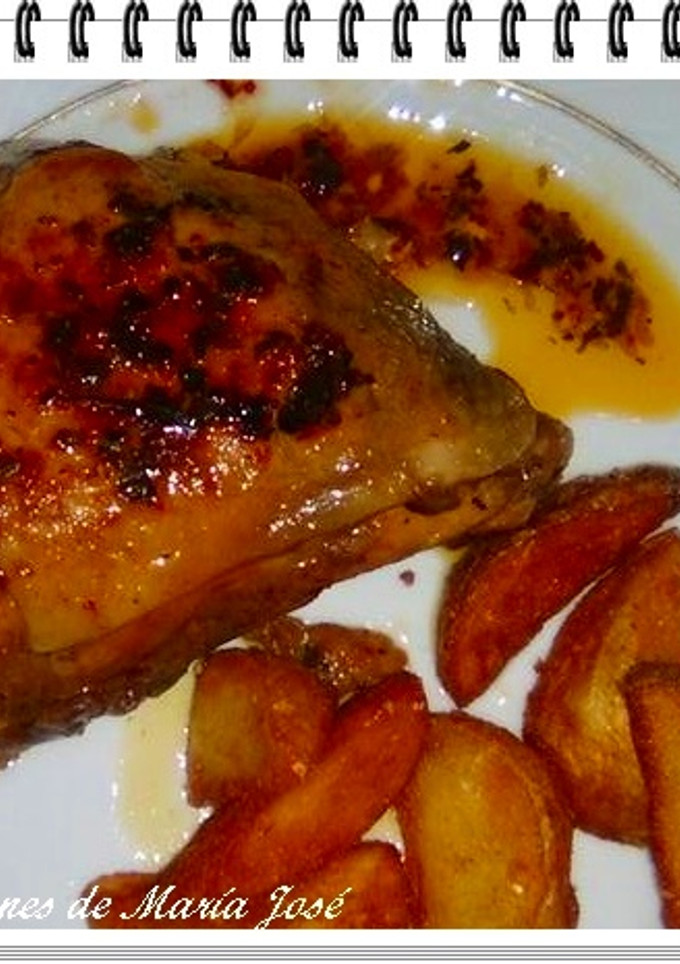 Una foto de Pollo en salsa chimichurri