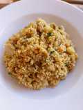 Cous cous con col y garbanzos