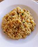 Cous cous con col y garbanzos