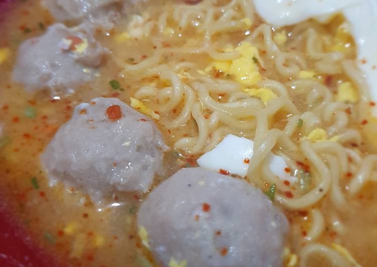 Resep Indomie baso mantap Anti Gagal