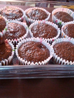 Una foto de 💕Muffins choco-banana💕