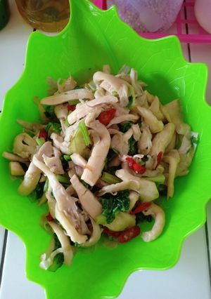 Foto resep Tumis Jamur & Sawi Ijo