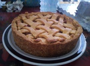 Una foto de Tarta honda de manzana