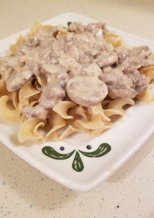 A picture of Classic Ground Beef Stroganoff.