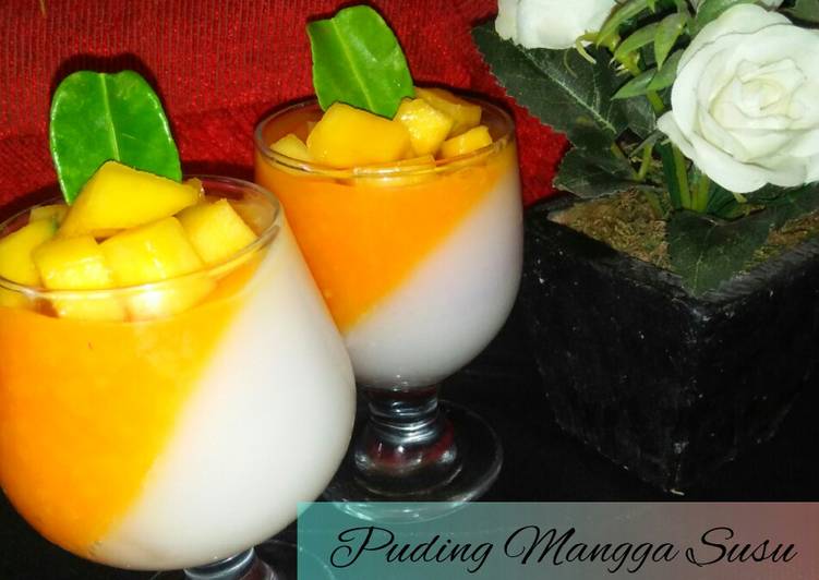 Aneka Olahan Mangga~Puding Mangga Susu