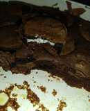 Brownie con oreo