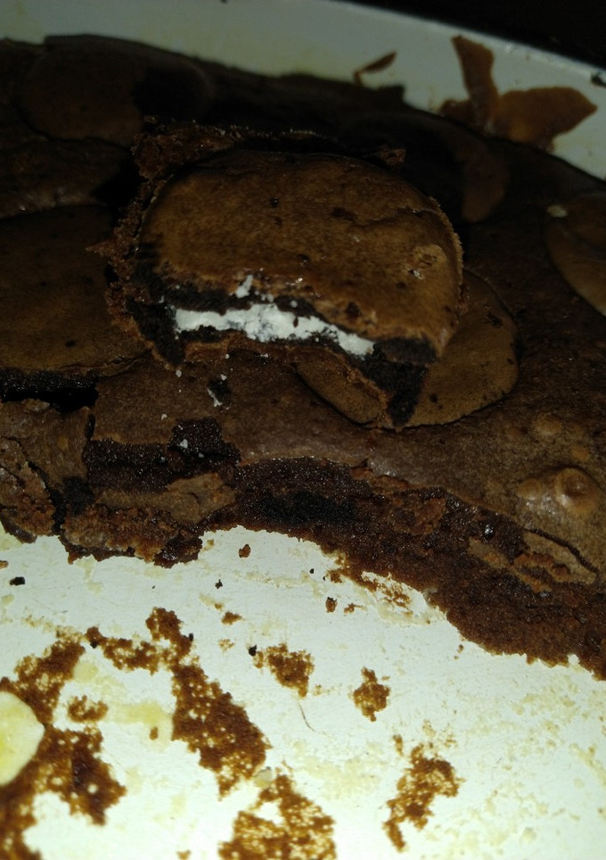 Una foto de Brownie con oreo