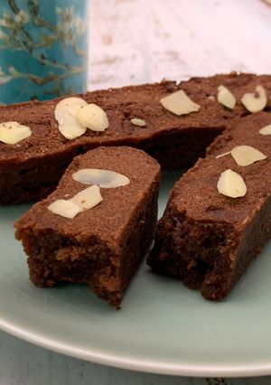 Une photo de Financiers chocolat et fleur de sel