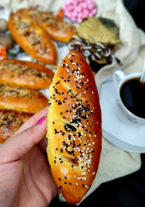 عکسی از دستور نان مربایی solmaz