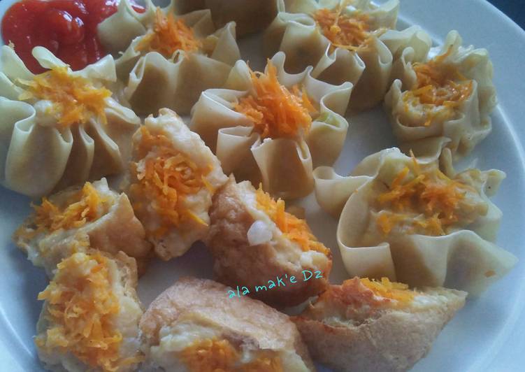 Resep Dimsum Ala ala (tanpa Food prosesor/bukan adonan baso) yang Enak Banget