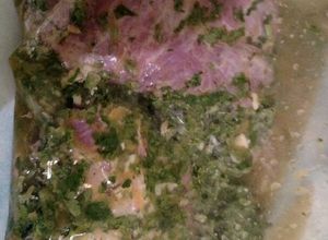 Una foto de Carne de cerdo al mojo cubano