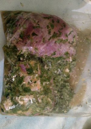 Una foto de Carne de cerdo al mojo cubano