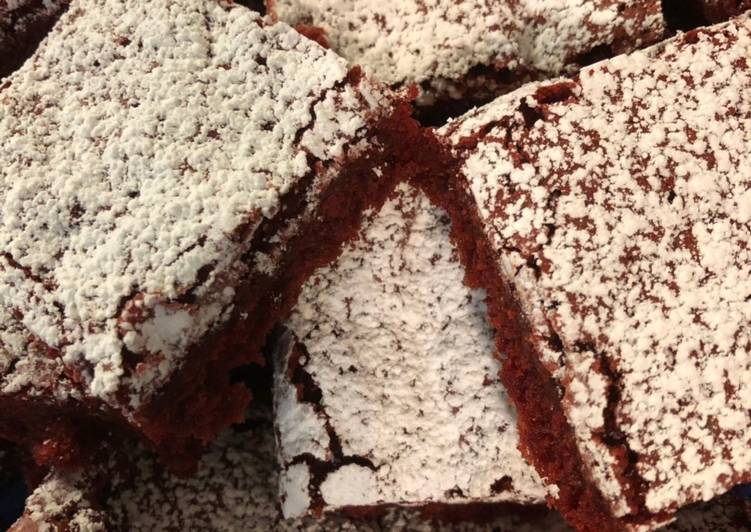 Recipe of Quick Red Velvet Mocha Brownies