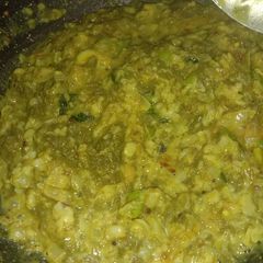 A picture of Dill leaves dal.