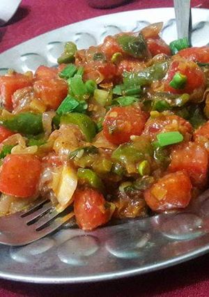 A picture of Chilli Paneer.
