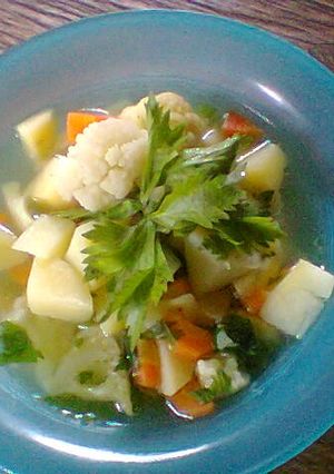 Foto resep Sayur sop kembang kol