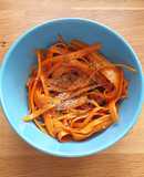 Ensalada de zanahorias asiática