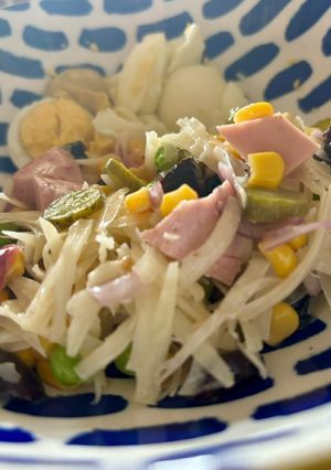 Une photo de Salade mixte, version Olive