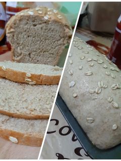 Foto resep Resep roti tawar gandum & oat
