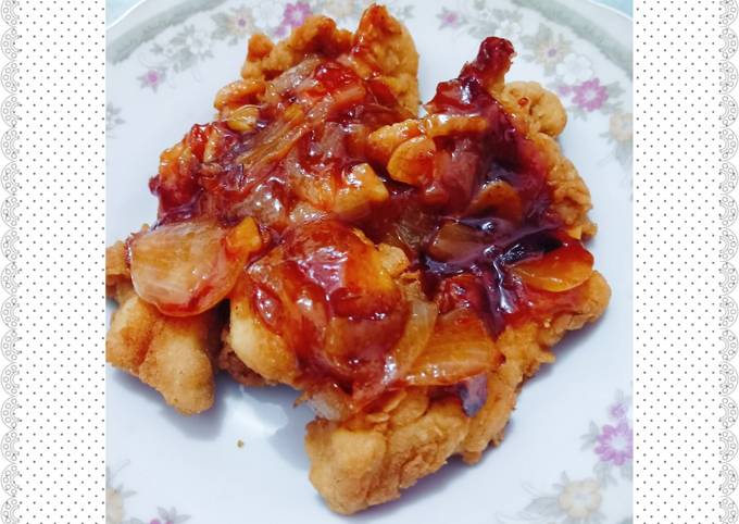 Resep Ayam Tepung Saus Asam Manis Anti Gagal