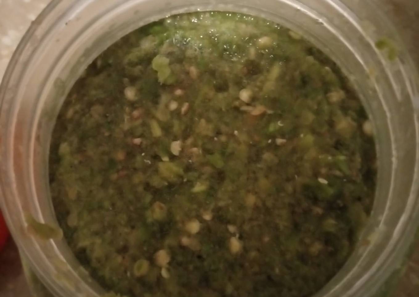 Green chilli paste