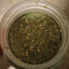 Green chilli paste A picture of Green chilli paste.