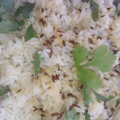 A picture of Jeera rice.