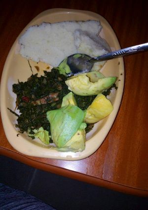 A picture of Afican ugali.