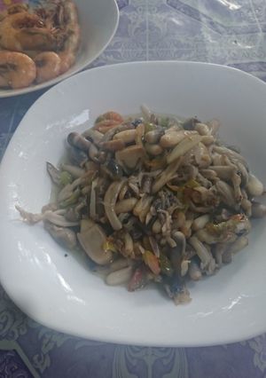 Foto resep Jamur Sawit Cabe Hijau