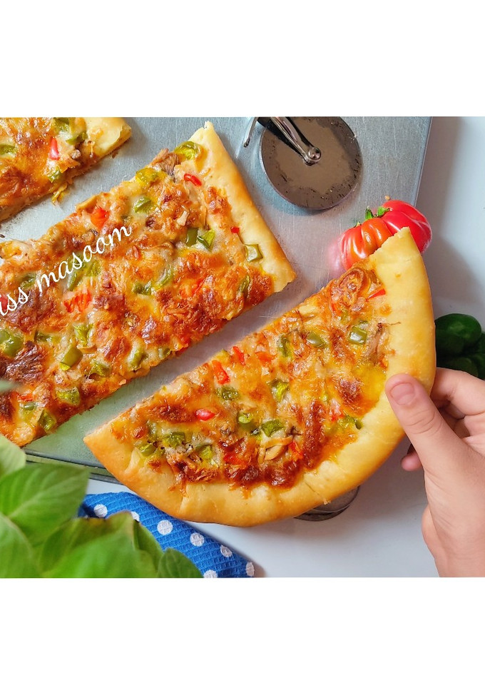 عکسی از دستور مرغ با سس بوفالو و نان خاچاپوری