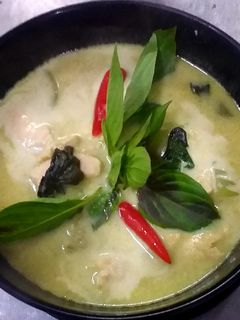 รูปของ แกงเขียวหวานไก่ใส่ฟัก