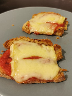 Une photo de Bruschettas à l'air fryer