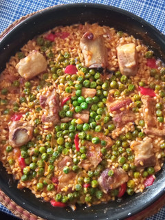 Una foto de Arroz con costilla de cerdo al cava