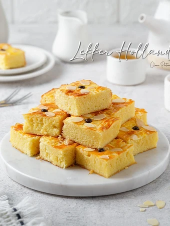 Langkah Mudah untuk Membuat Resep Lekker Holland / Dutch Boterkoek yang Bikin Ngiler Anti Ribet, Mantap
