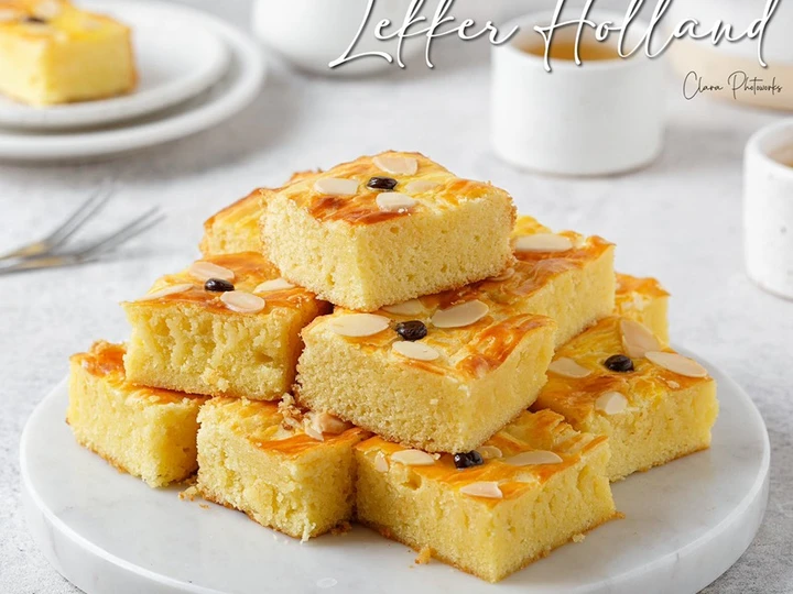 Langkah Mudah untuk Membuat Resep Lekker Holland / Dutch Boterkoek yang Bikin Ngiler Anti Ribet, Mantap
