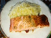 Una foto de salado sin horno