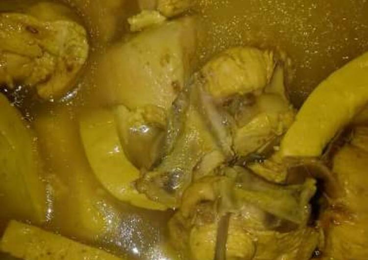 Ayam tahu tempe ungkep