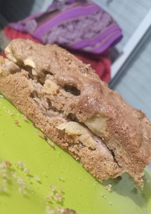 Una foto de Budín de manzana integral :)