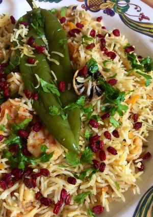 صورة لوصفة روبيان مع الأرز بطريقة سهلة ولذيذة
