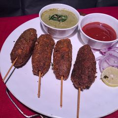 A picture of Nutrela paneer seek kabab.