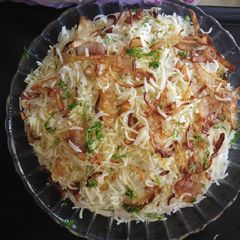 A picture of Vegetable Biryani.
