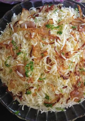 A picture of Vegetable Biryani.